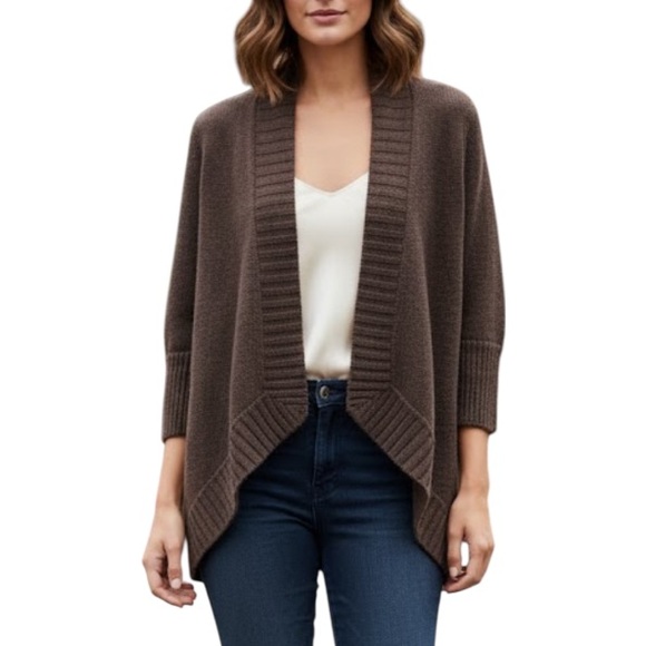 Eileen Fisher Sweaters - Eileen Fisher Size S Merino Wool Cardigan Sweater in Charcoal Gray